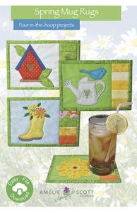 Amelie Scott Designs ASD200 Spring Mug Rugs