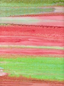 Batik Textiles 0238 Ombre Red Green Batik Fabric Blender