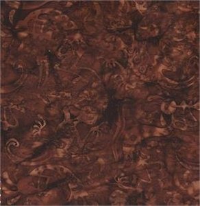 Batik Textiles 5221 Desert Blooms - Brown