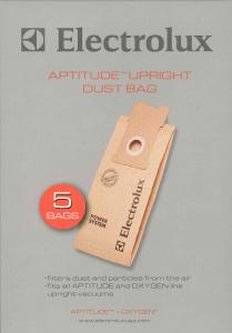 Electrolux, Aptitude, Upright Vacuum, Cleaner Bags - Pack of 5, Fits all APTITUDE, and OXYGEN, line upright vacuums