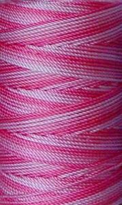 La Espiga 400-64 Nylon Cord Vari Sz18 197yd PINK