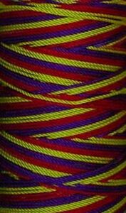 La Espiga 400-56 Nylon Cord Sz18 197yd TUTTI FRUITY