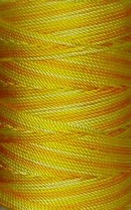 La Espiga 400-66 Nylon Cord Vari Sz18 197yd YELLOW