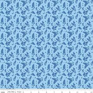 Riley Blake C11644-BLUE Bluebonnet Breeze Tonal Blue