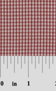 Fabric Finders Brick Gingham Fabric 1/16"