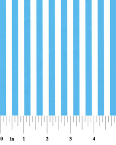 Fabric Finders 1797 Turquoise Stripe Fabric – 1/4″