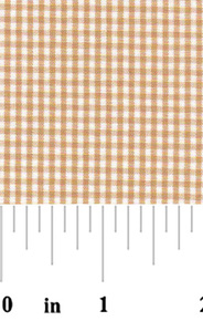 Fabric Finders Bronze Gingham Fabric – 1/16″
