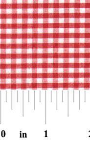Fabric Finders Berry Red Gingham Fabric – 1/8″