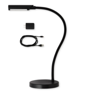 Reliable ÜberLight 4200TL LED Task Lamp with Rounded Base, Black