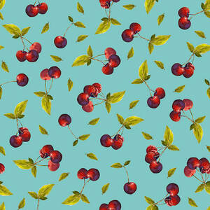 Blank Quilting Fruit For Thought 1886-76 Teal