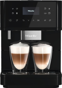 Miele CM 6160 MilkPerfection Countertop Espresso Coffee Maker Machine, WiFiConn@ct - Obsidian Black or Lotus White