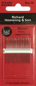 Richard Hemmings 6541 Richard Hemmings Sharps #10 10/Pkg needles