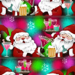 3 Wishes Holiday Spirits 3WI19538-MLT-CTN-D Santa Cheers