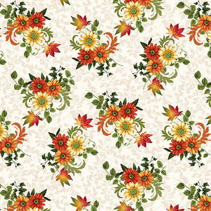 Studio E Autumn Flourish 6338-33 Cream