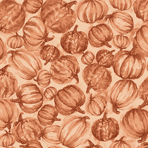 3 Wishes Happy Harvest 19567-Orange Tonal Pumpkins