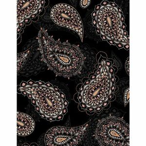 Wilmington Prints Paisley Place 3049 15704 938 Paisleys Black