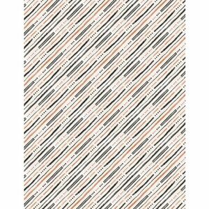 Wilmington Prints Paisley Place 3049 15709 189 Diagonal Stripes Cream/Multi