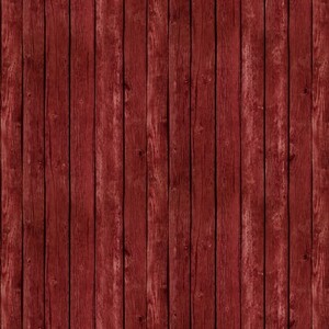 EE Schenck Farm Animals ELS357-RED BARNWOOD - RED