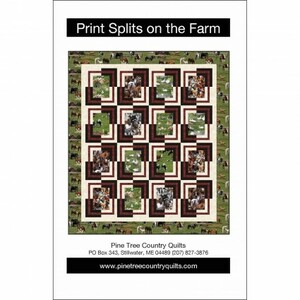 EE Schenck Print Splits on the Farm PTC1946 Pattern