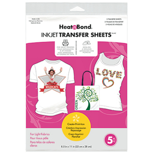 Therm O Web L3367 HeatnBond EZ Print Sheets for Light Fabrics 8.5x11