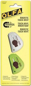 Olfa TK3M2P Magnetic Touch Knife 2ct White and Lime Green