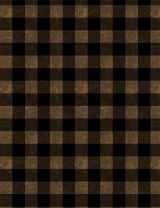 Wilmington Prints Lake Adventure 3015 90518 292 Buffalo Plaid Brown