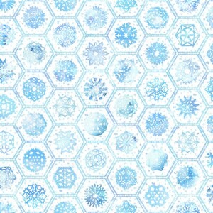 EE Schenck Paper Flurries MASD10194-W Hexagon Flakes Small