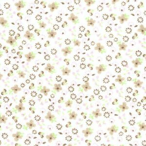 Fabric Finders 2423 Pink and Tan Floral Fabric – Challis Fabric