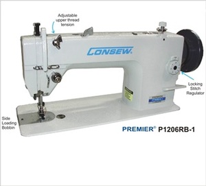 Consew 255rb-2 Walking Foot Big Bobbin Reverse 110v Industrial Sewing Machine for sale online 