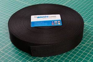 Patterns by Annie PBA16415B Strapping 1.5in Black / 6yds
