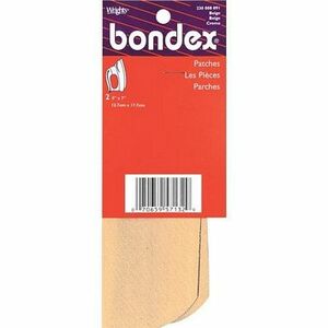 Bondex W008-091 IRON ON PATCHES 5"X7" BEIGE NOTIONS