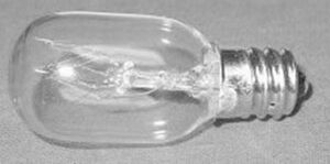 BULB 643 15 Watt 120 volt 7/16 Screw Base Clear