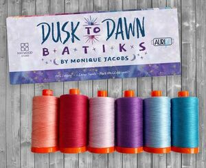 Aurifil MJ50DD6 Monique Jacobs Dusk to Dawn Thread Set