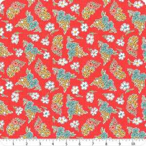 Riley Blake Stitch C10920-Cayenne Cayenne Stitch Floral