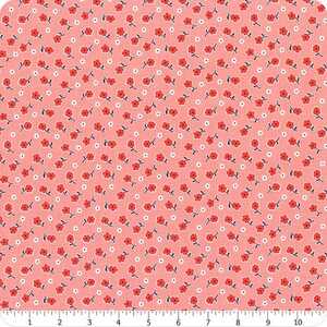 Riley Blake Stitch C10925-Coral Stitch Bloom