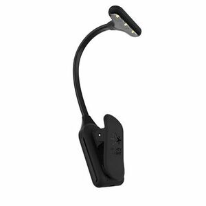 Mighty Bright MB45001 Rechargeable NuFlex Black, 100,000 Hours, No Replacement Necessary, Sliding Paper Clip, Non Slip Rubber Base, 6.3x2.6x1.