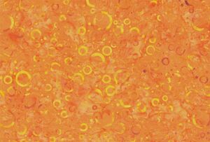 Wilmington Prints Prismatic 1400 22174 885 Floating Circles Orange/Yellow