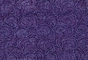 Wilmington Prints Prismatic 1400 22190 661 Wavy Fans Dk. Purple