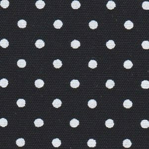 Fabric Finders 2178 White Dots on Black Fabric