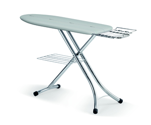 LauraStar 139.0002.898 SWISS Prestige Ironing Board 48x16" Made in Italy, with Extension Tray for Steam Generator Irons, LauraStar, Prestige, Ironing Board, 29.5" x 38", Iron Rest, for Steam, or Generator Irons, 7 Height, Adjustments,  Made in, Switzerland, for G4E, G4 iG5, G1, & G2