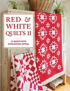 Pat Sloan's B1588 Red and White Quilts II How-To Book, 96 Pages, 140 Photos
