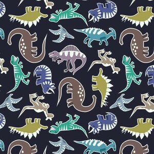 EE Schenck Dino Glow LEIA675-3 DINOSAURS - SOFT INDIGO