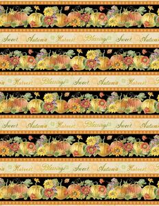 Wilmington Prints Harvest Gold 1077 89264 897 Repeating Stripe Multi