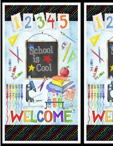 Wilmington Prints School is Cool 1665 33871 493 Large Panel Multi