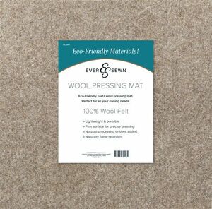 EverSewn, VESEM17, Eco-Felt, Pressing, Mat, 17 x 17 x 1/2 in