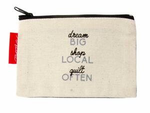 Moda Home FS 1006 Dream Big Zipper Pouch 5"x3.25"