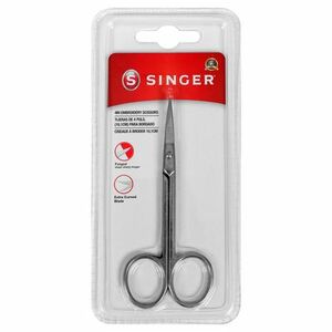 Singer S00403 Embroidery Scissor 4in Extra Curved Tip