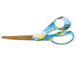 Fiskars, 8", Premier, Bent, Deco, Titanium, Created, with Fiskars, Scissors