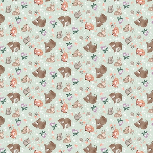 Studio E Woodland Wander 20236 Multi Pink