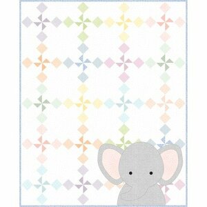 EE Schenck Little Lambies Woolies Flannel KIT-MASELP	Ellie's Pinwheels Quilt Kit